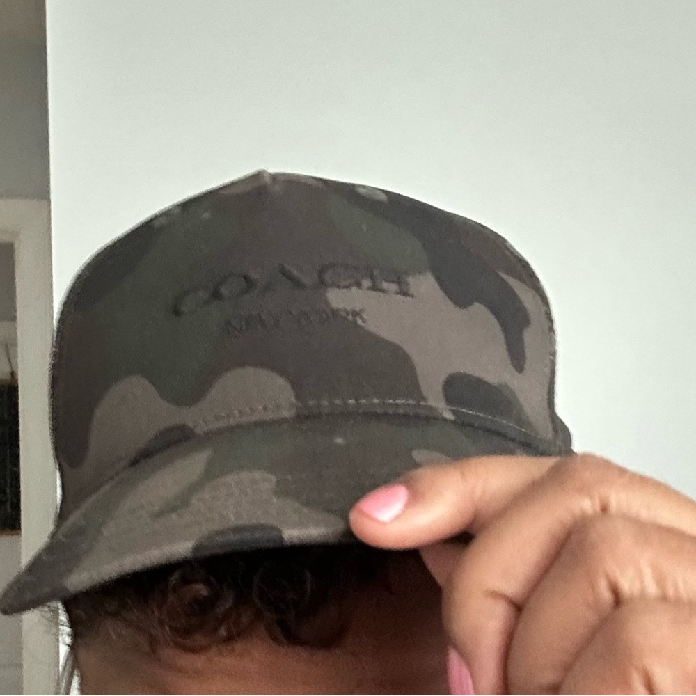 Coach Olive Camouflage Cap